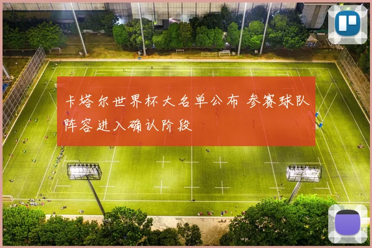 卡塔尔世界杯大名单公布 参赛球队阵容进入确认阶段
