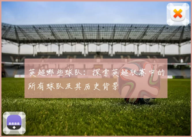 英超哪些球队:探索英超联赛中的所有球队及其历史背景
