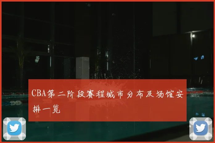 CBA第二阶段赛程城市分布及场馆安排一览